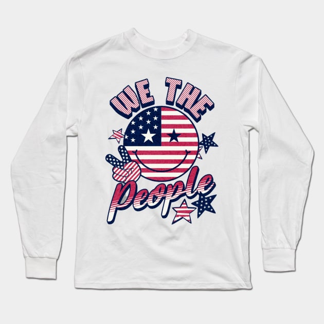 We the People Long Sleeve T-Shirt by Helen Morgan